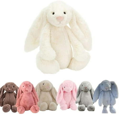 Jellycat Bashful White Bunny Stuffed Animal, Large 15” | Rabbit & Bunny Plush Toy | Classic Children's Gift