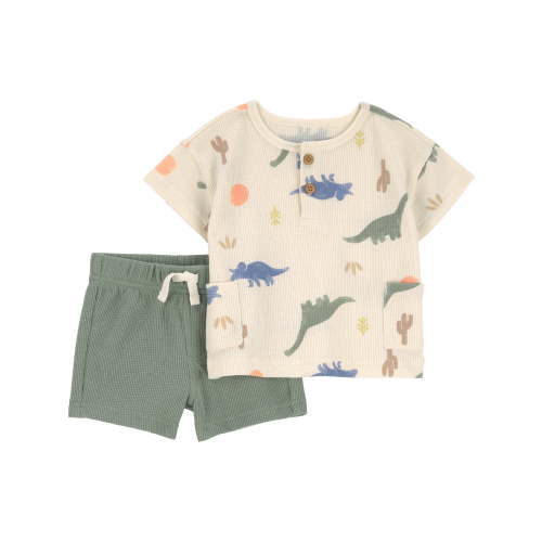 Carter's Child of Mine Baby Boy Outfit Set, 2-Piece Sizes 0/3-12 Months