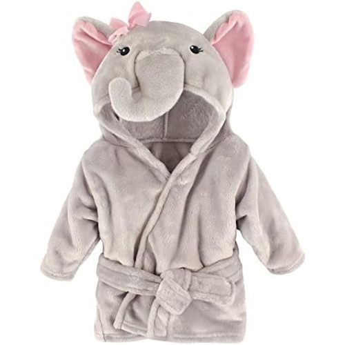 Hudson Baby Unisex Baby Plush Animal Face Bathrobe