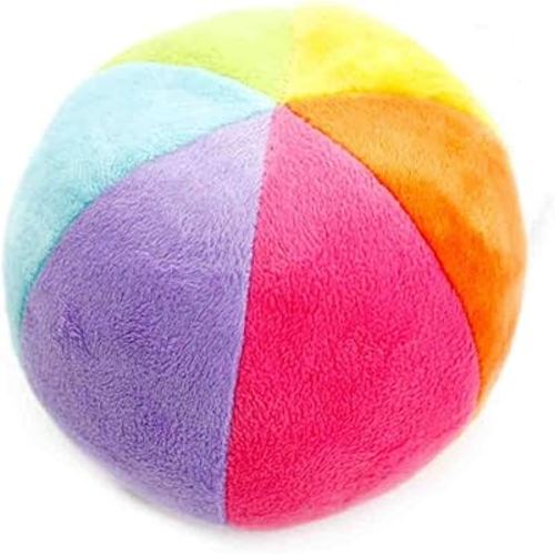 ZaH Baby Balls Rainbow Rattle Toy Small Colorful Plush Ball for Newborn Infant Toddler (Toys for 0 to 36 Months)