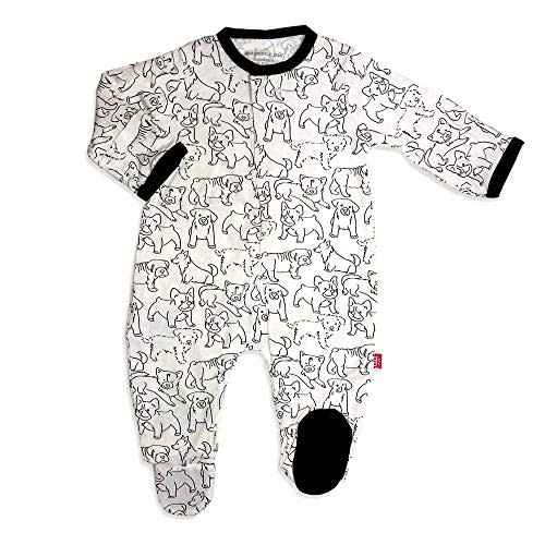 Magnetic Me Footie Pajamas Soft Modal Baby Sleepwear with Quick Magnetic Fastener | Boys and Girls Sleeper Preemie-24 Months