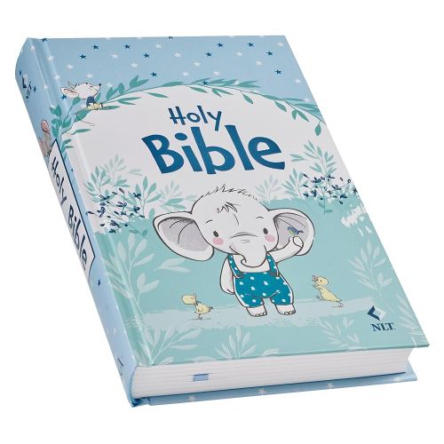 NLT Keepsake Holy Bible for Baby Boys Baptism Easter, New Living Translation, Blue (NLT Baby Keepsake Editions)