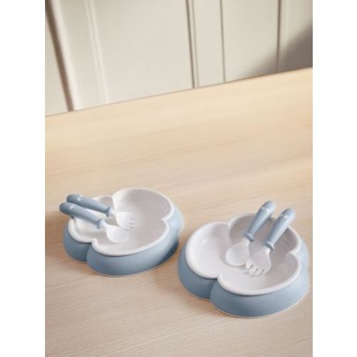 Baby plate set including baby silverware | BabyBjörn
