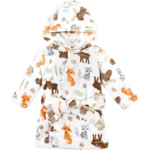 Hudson Baby Unisex Baby Plush Animal Face Bathrobe