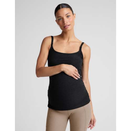 Spacedye Keep It Simple Nursing Tank | Beyond Yoga - Black Size Large