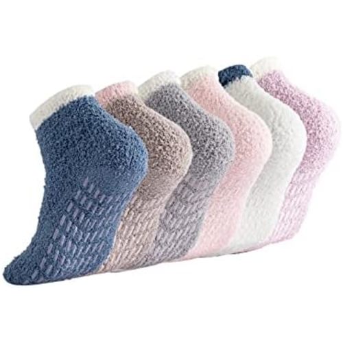 Breslatte Non Slip Hospital Socks with Grips for Women Grip Slipper Socks for Women Gifts