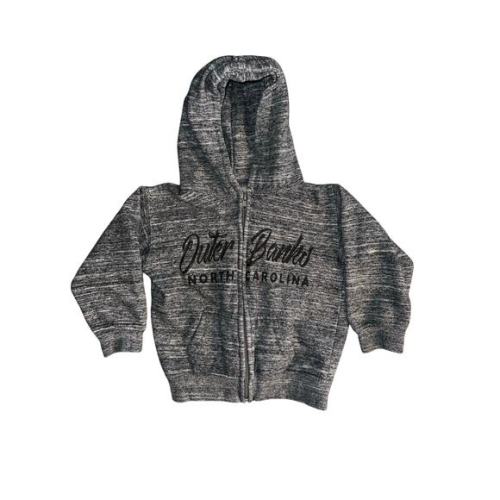 Outer Banks North Carolina Toddler Full Zip Hooded Sweatshirt - Size: 3T
