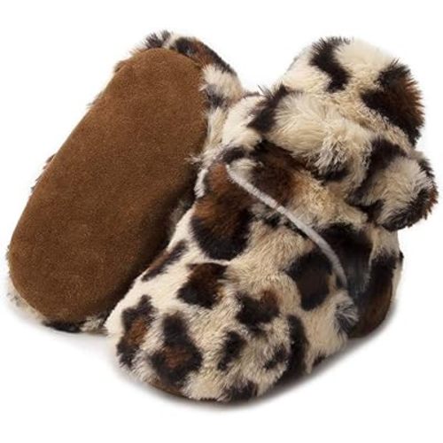 KIDSUN Infant Baby Boy Girl Newborn Bootie Slipper Crib Shoes