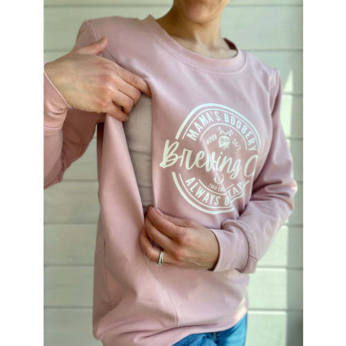 Mama Boobery Brewing Co. Crewneck Sweatshirt