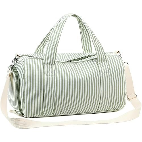 BLUBOON Duffle Bag Girls Kids Cute Gym Bag with Shoes Compartment & Wet Separation Waterproof Sports Overnight Travel Bag