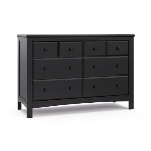 Graco Benton 6 Drawer Dresser (Black) – Easy New Assembly Process, Universal Design, Durable Steel Hardware and Euro-Glide Drawers with Safety Stops, Coordinates with Any Nursery