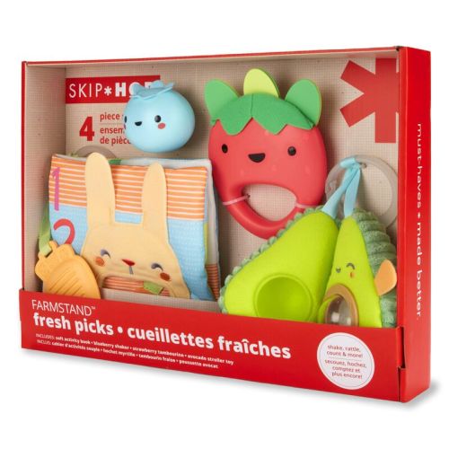 Multi Farmstand Fresh Picks Baby Toy Gift Set | skiphop.com