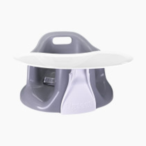 Upseat Baby Floor & Booster Seat with Tray - Grey