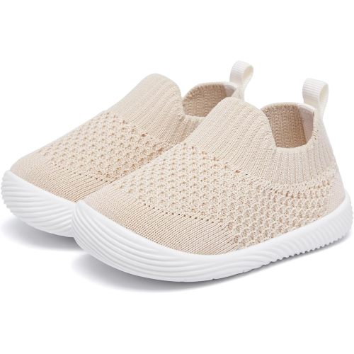 MORENDL Toddler Shoes Baby Walking Sock Shoes Non-Slip Breathable Boys & Girls Sneakers Infant Tennis Shoes