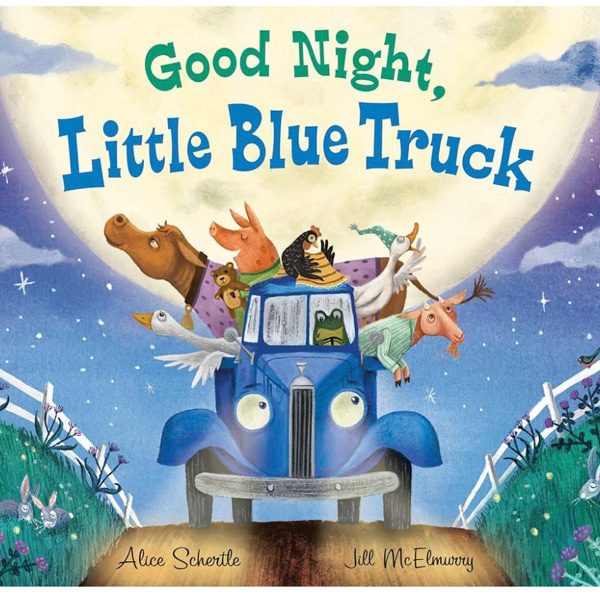 Good Night, Little Blue Truck: A Heartwarming Bedtime Story about Trucks, Farm Animals, and Friendship, For Kids (Ages 4-8)
