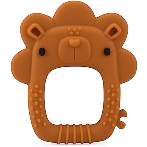 Loulou Lollipop Wild Silicone Baby Teether - Lion
