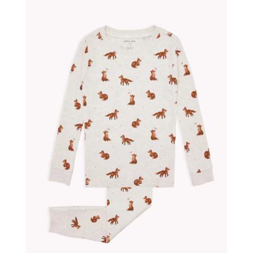Oatmeal PJ Set - Fox