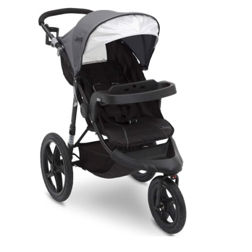 Jeep Classic Jogging Stroller by Delta Children, Grey