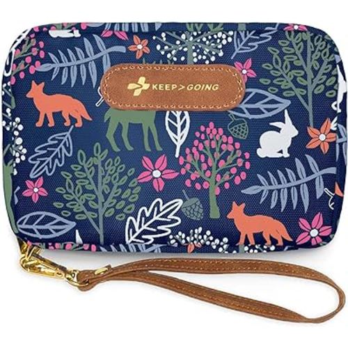 KeepGoing Kids' 130 Pc First Aid Kit - Car, Home, Purse, Diaper Bag - Latex-Free Bandages, TSA-Approved Travel Size
