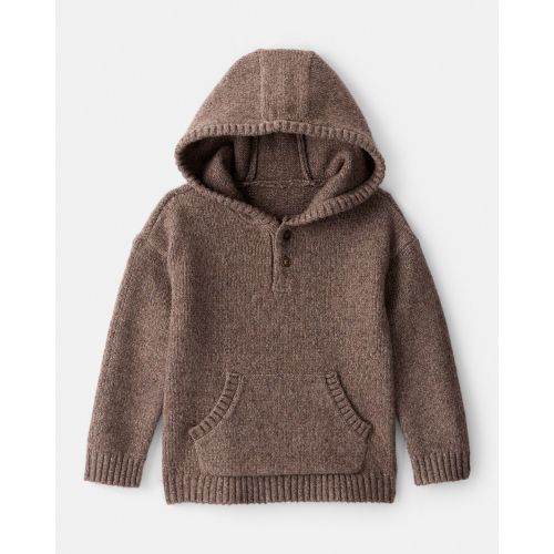 Toddler Boy Long-Sleeve Hooded Sweater - Brown - OshKosh B'gosh | Carter's