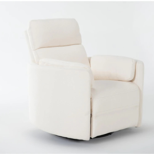 Rayna Oyster Nursery Power Swivel Glider - Living Spaces