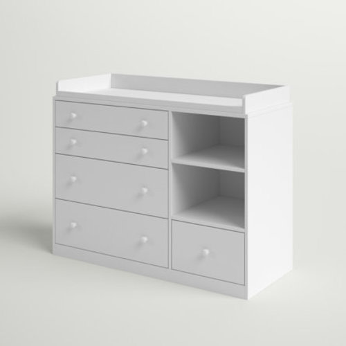 Changing Table Dresser, Color:White
