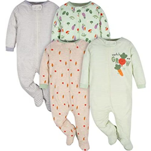 Gerber Baby Boys 4 Pack Sleep 'N Play Footie