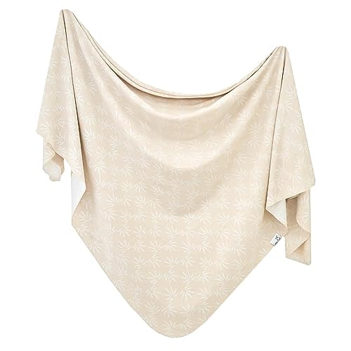 Copper Pearl Large Premium Knit Baby Swaddle Receiving Blanket Sol