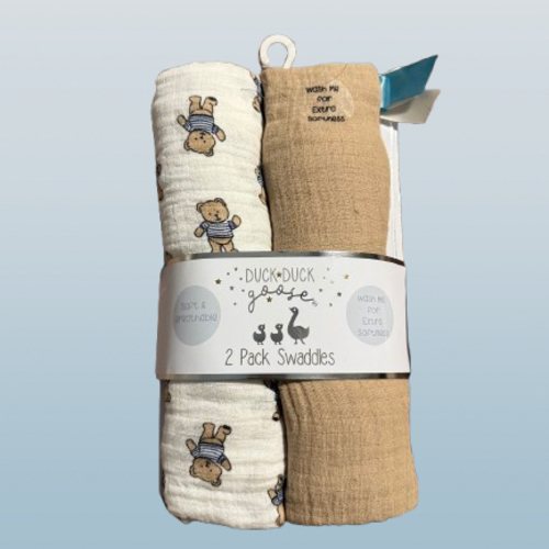 Duck Duck Goose 2 Pack Swaddles