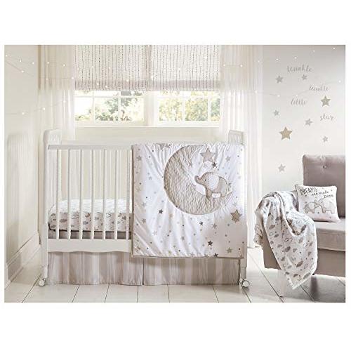 Wendy Bellissimo 4pc Nursery Bedding Baby Crib Bedding Set (Elephant)