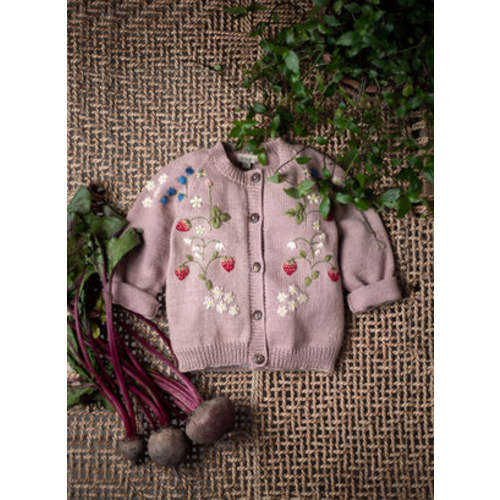 Strawberry cardigan (Cotton) - Dahlia