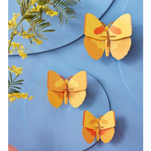 Yellow Butterflies, set of 3 - Studio ROOF