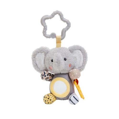 Oscar & Florri Safari Elephant Pram Toy | Soft Plush Toys | Baby Bunting AU