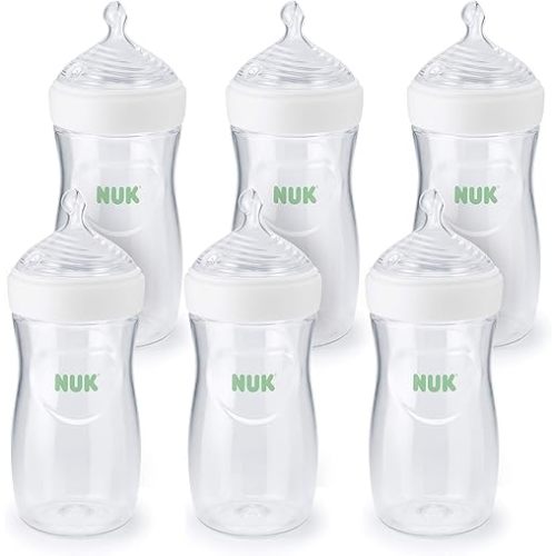 NUK Simply Natural Baby Bottle with SafeTemp