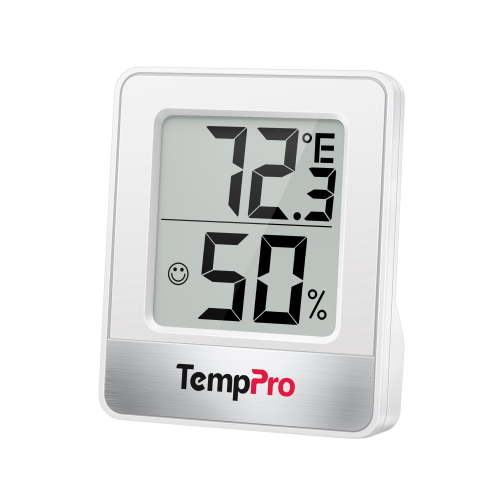 ThermoPro TP49 Mini Hygrometer, Indoor Thermometer and Humidity Gauge for Room, Greenhouse, Cellar