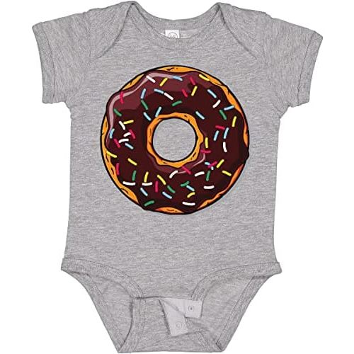 inktastic Chololate Donut with Sprinkles Baby Bodysuit