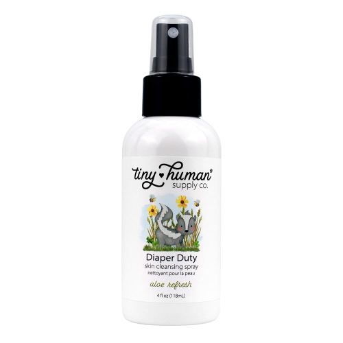 Diaper Duty Diaper Area Wash 4oz (1 Pack), Orange Blossom & Aloe, Gentle Cleansing Spray for Cloth Diapers, Calming & Soothing