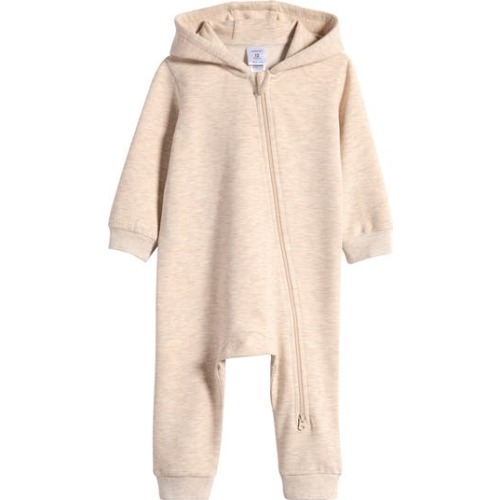 Hooded Fleece Romper, 9M