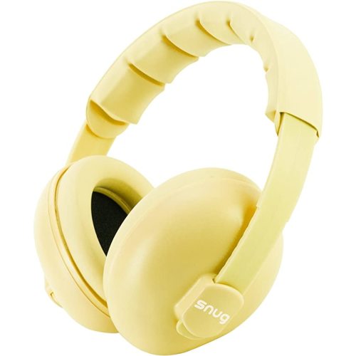 Snug Baby Earmuffs, Best Toddler & Infant Hearing Protection Ages 0-2+ Ear Protection for Babies - Yellow