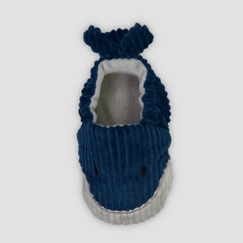 Baby Boys' Whale Constructed Slippers - Just One You® made by carter's Newborn