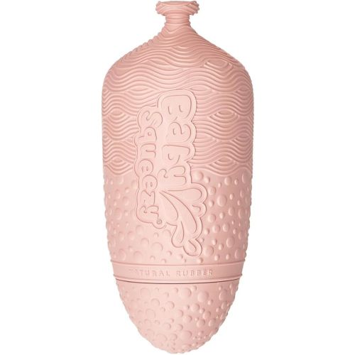 3-in-1 Newborn Bath Rinser Teether Toy Natural Rubber Better Than Rinse Cup for Newborn BabySqueezy (Flamingo)