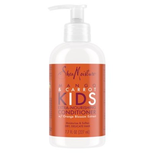 SheaMoisture Kids Extra Moisturizing Detangler with Coconut, Shea Butter, Mango and Carrot for Curly Hair, 8 fl oz