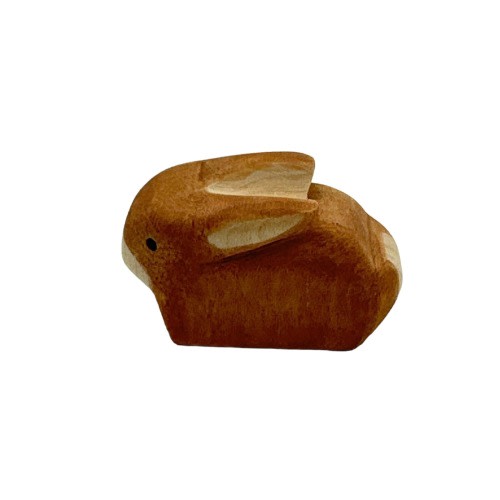 Handcrafted Open Ended Wooden Toy Animal - Rabbit small