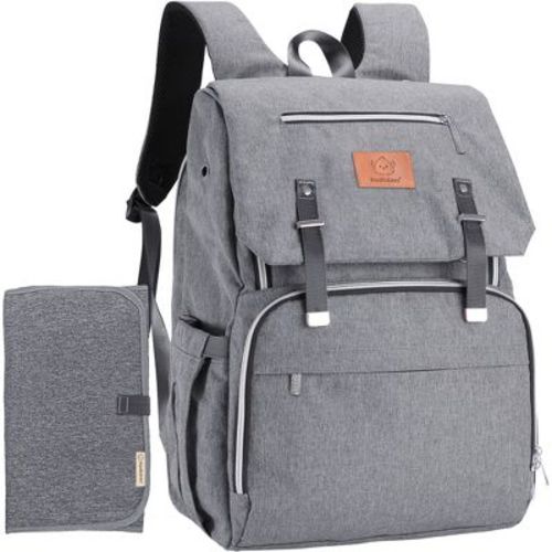 Keababies Explorer Diaper Bag Backpack, Large Diaper Bags For Girl, Boy, Baby Diaper Backpack With Changing Pad (navy Blue)