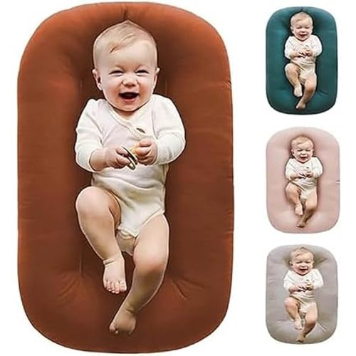 Pillow Lounger, Lounger Pillow for 0-24 (Beige) (Coffee)