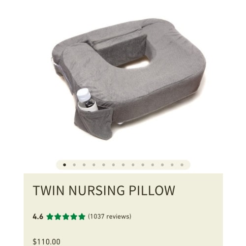 Twin Nursing Pillow