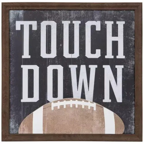 Touchdown Wood Wall Decor