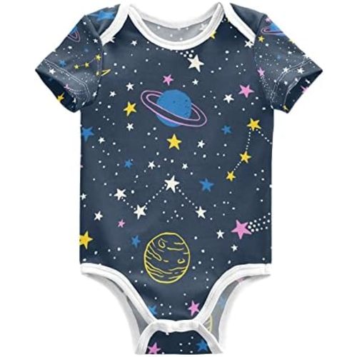 Baby Bodysuits Cute Cats Short Sleeve Cotton Baby Suits for Boys Girls 0-24 Months