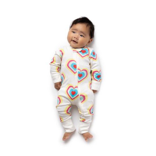 Paris Hilton x Monica + Andy Organic Cotton Baby One Piece Coverall, Sizes Preemie-24 Months