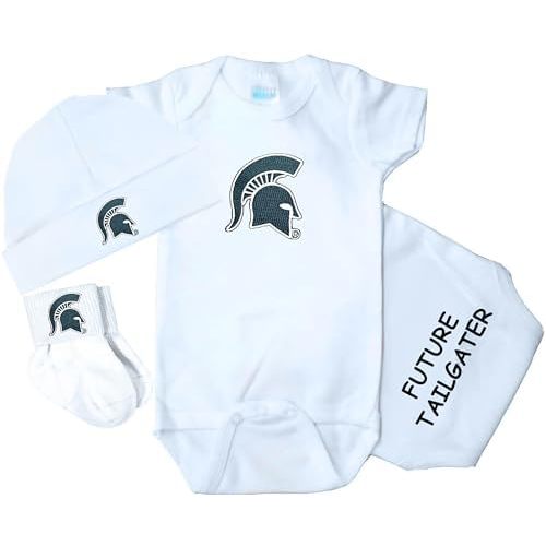 Michigan State Spartans 3 Piece Baby Clothing Set